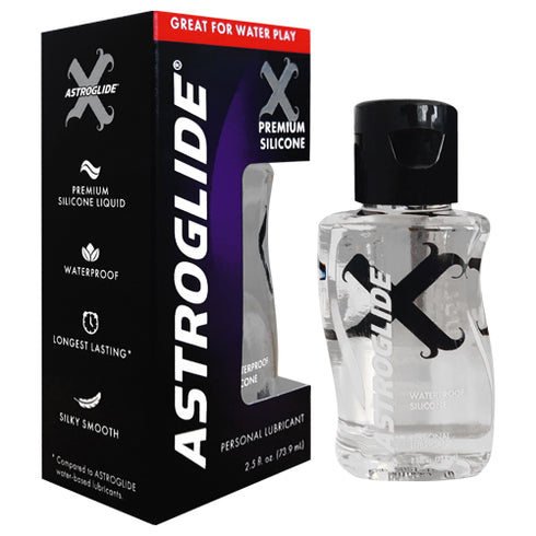 Astroglide X Premium Silicone 2.5fl.oz / 73.9ml